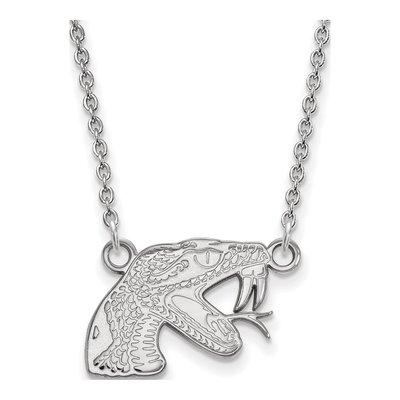 Florida A&M University 10K White Gold Rattler Small Necklace