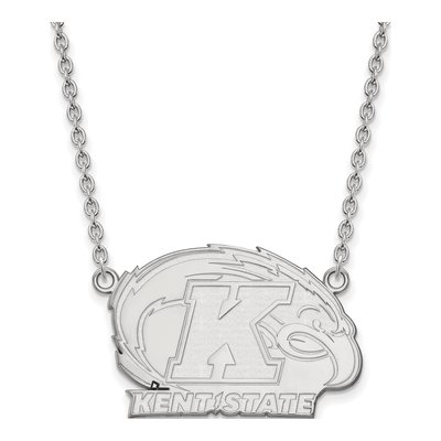 Kent State University 10K White Gold Large Necklace
