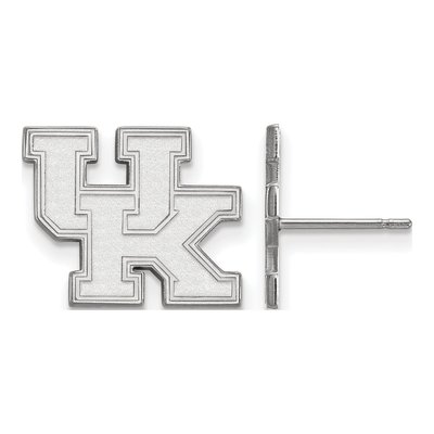 University of Kentucky 10K White Gold U-K Small Stud Earrings