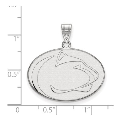 Pennsylvania State University 10K White Gold Penn Lion Large Pendant – view 2