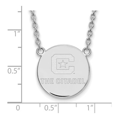 The Citadel 10K White Gold Large Necklace – view 3