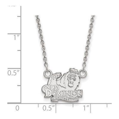 Old Dominion University 10K White Gold Small Necklace – view 2