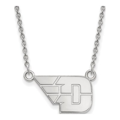 University of Dayton 10K White Gold Small Pendant Necklace