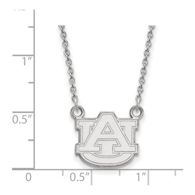 Auburn University 10K White Gold Small Necklace – view 2