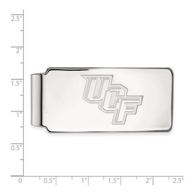 10K White Gold Logoart University Of Central Florida U-C-F Money Clip – view 2
