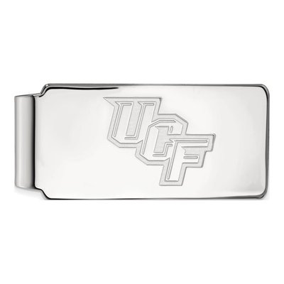 10K White Gold Logoart University Of Central Florida U-C-F Money Clip