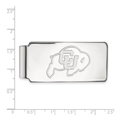 University of Colorado Buffaloes Silver Money Clip – view 2