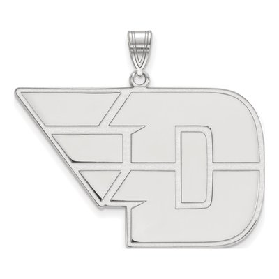 University of Dayton 10K White Gold Extra Large Pendant