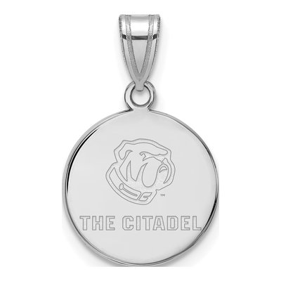 The Citadel 10K White Gold Medium Pendant