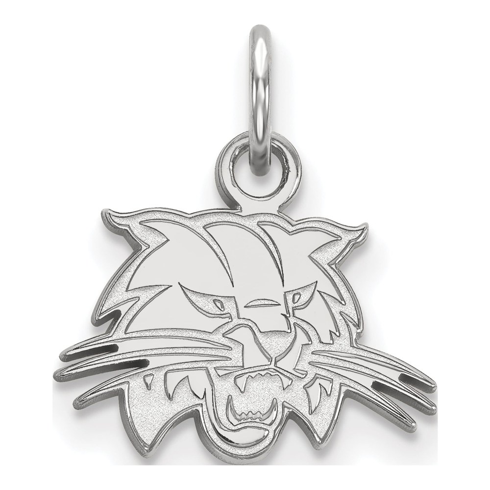 Ohio University 10K White Gold Bobcat Extra Small Pendant