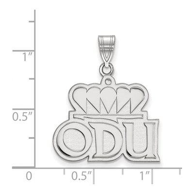 Old Dominion University 10K White Gold O-D-U Large Pendant – view 2
