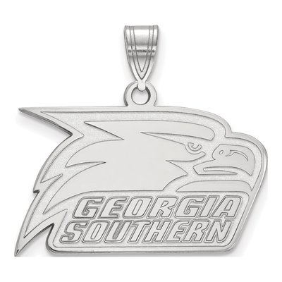 Georgia Southern University 10K White Gold Eagle Medium Pendant