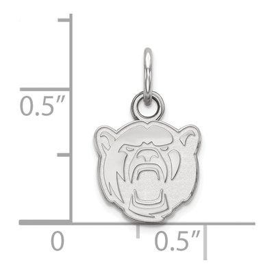 Baylor University 10K White Gold Extra Small Pendant – view 2