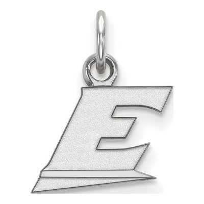 Eastern Kentucky University 10K White Gold Extra Small Letter E Pendant