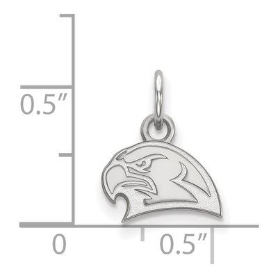 Miami University 10K White Gold Ohio Redhawk Extra Small Pendant – view 2
