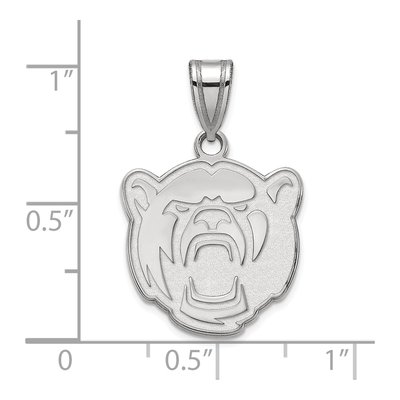 Baylor University 10K White Gold Medium Pendant – view 2