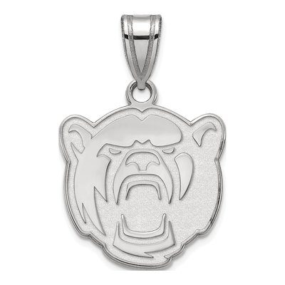 Baylor University 10K White Gold Medium Pendant