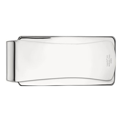 10K White Gold Logoart Oklahoma State University O-S-U Money Clip – view 2