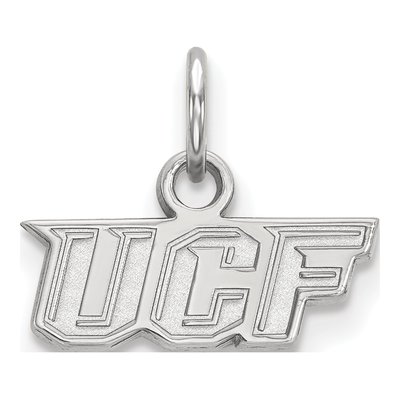 University of Central Florida 10K White Gold U-C-F Extra Small Pendant