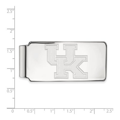 University of Kentucky Silver Money Clip – view 2