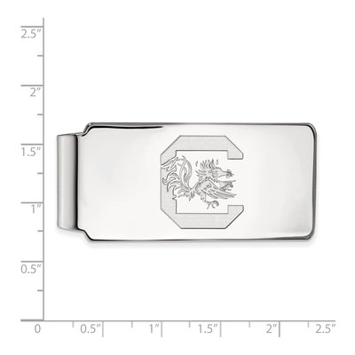 University of South Carolina Silver Money Clip – view 2