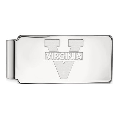 10K White Gold Logoart University Of Virginia Money Clip