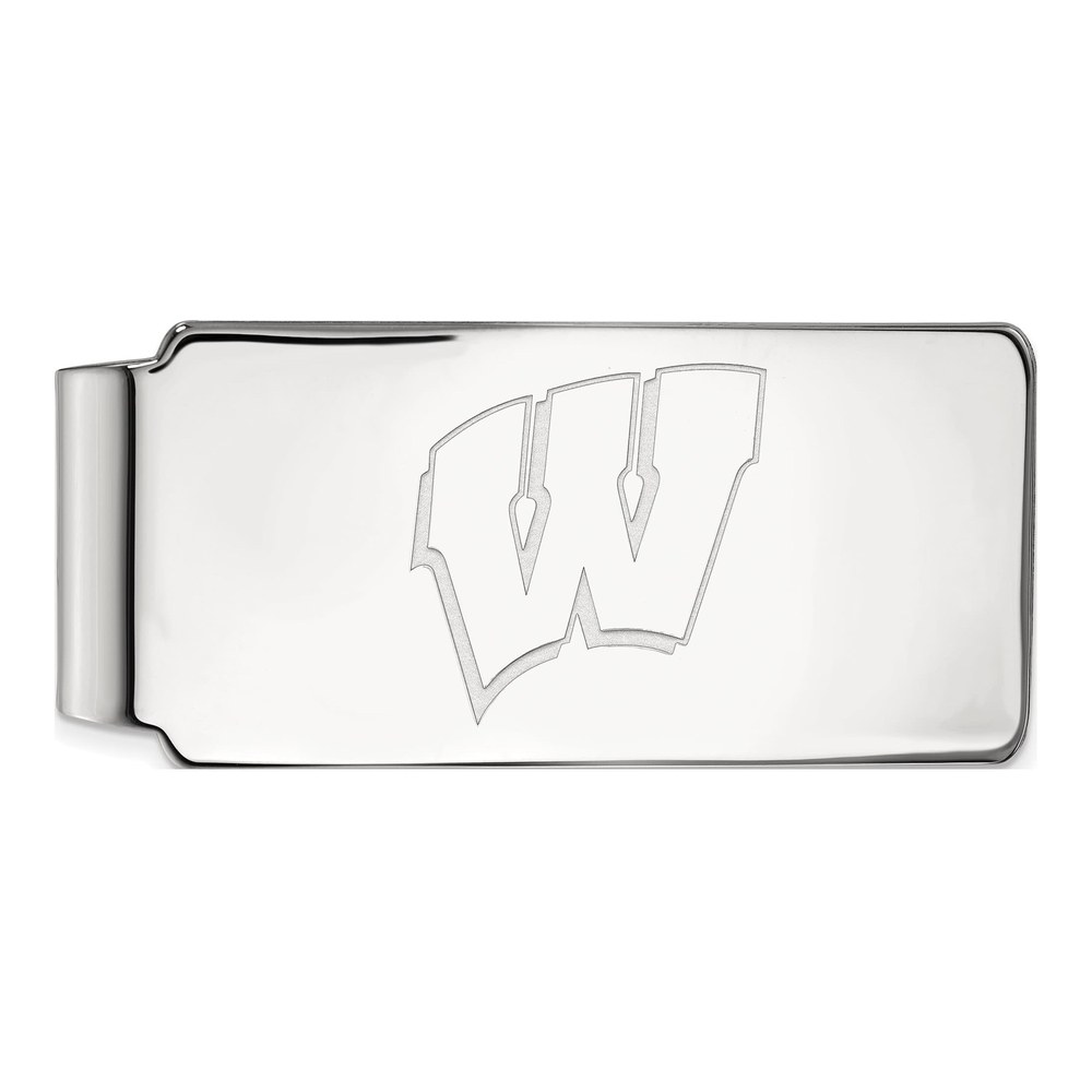 University of Wisconsin Silver Money Clip