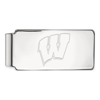 University of Wisconsin Silver Money Clip