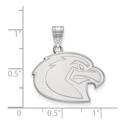 Marquette University 10K White Gold Eagle Large Pendant – view 2