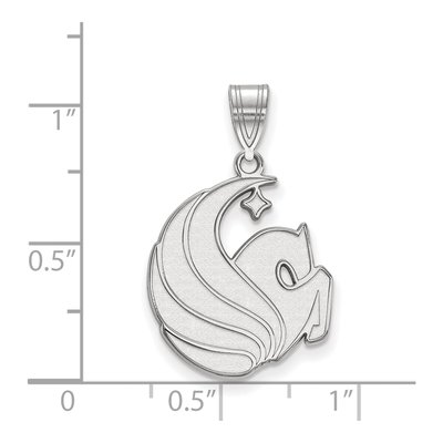 University of Central Florida 10K White Gold Pegasus Large Pendant – view 2