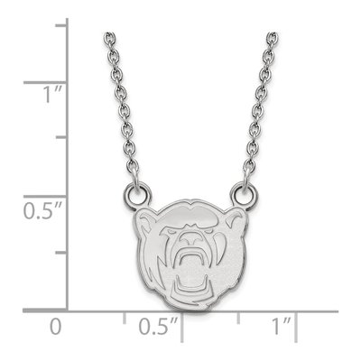 Baylor University 10K White Gold Small Necklace – view 3