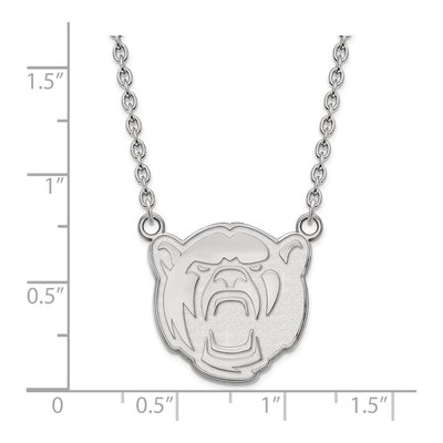 Baylor University 10K White Gold Large Necklace – view 3