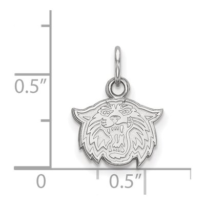 Villanova University 10K White Gold Wildcat Extra Small Pendant – view 2