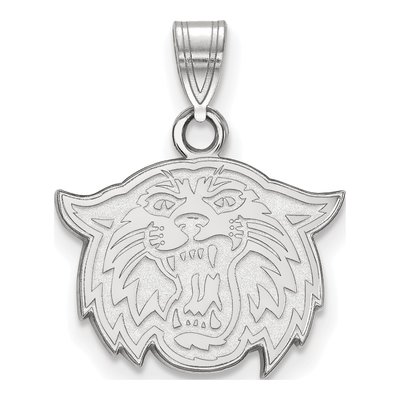 Villanova University 10K White Gold Wildcat Small Pendant