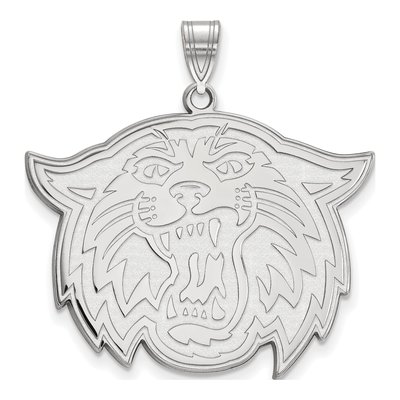 Villanova University 10K White Gold Wildcat Extra Large Pendant