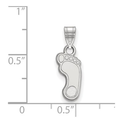 University of North Carolina 10K White Gold Tar Heel Small Pendant – view 2