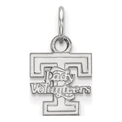 University of Tennessee 10K White Gold Extra Small Of Vols Pendant