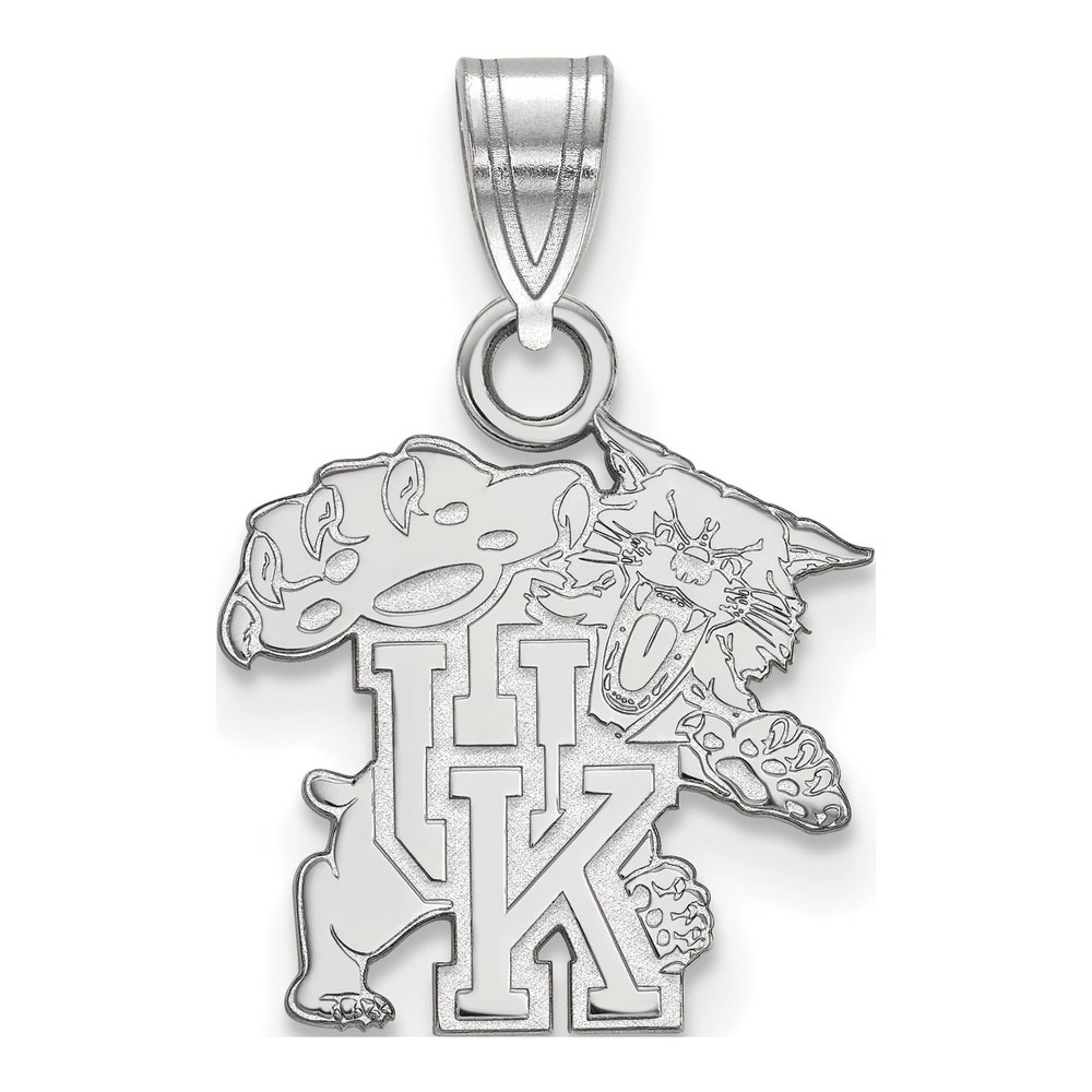 Kentucky Wildcats Small Silver Pendant