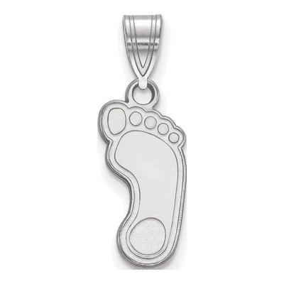 University of North Carolina 10K White Gold Tar Heel Medium Pendant