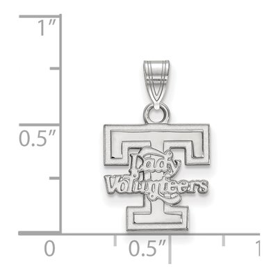 University of Tennessee 10K White Gold Vols Small Pendant – view 2