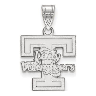 University of Tennessee 10K White Gold Medium Vols Pendant