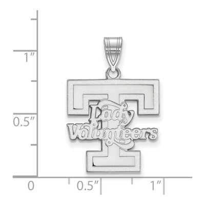 University of Tennessee 10K White Gold Volunteers Large Pendant – view 2