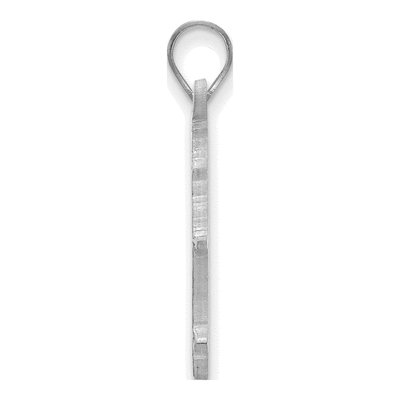 West Virginia University 10K White Gold Mountaineer Large Pendant – view 2
