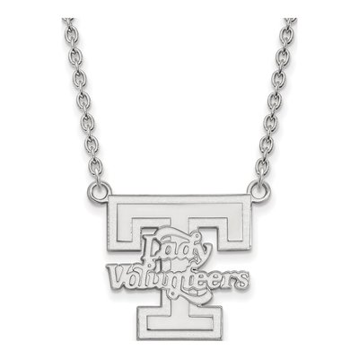 University of Tennessee 10K White Gold Volunteers Large Necklace