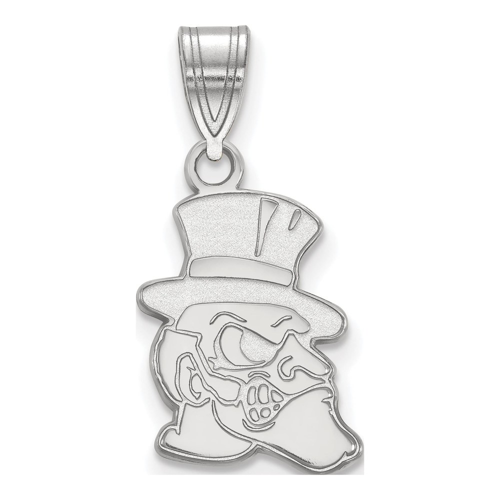 Wake Forest University 10K White Gold Demon Deacon Medium Pendant