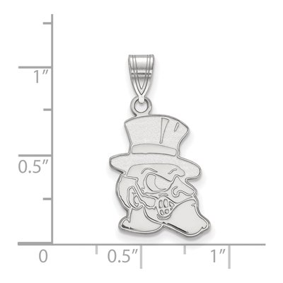 Wake Forest University 10K White Gold Demon Deacon Large Pendant – view 2