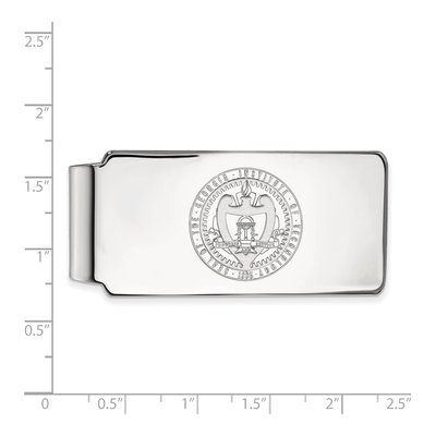 10K White Gold Logoart Georgia Institute Of Technology Crest Money Clip – view 2