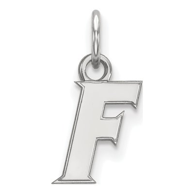 University of Florida 10K White Gold Extra Small Letter F Pendant