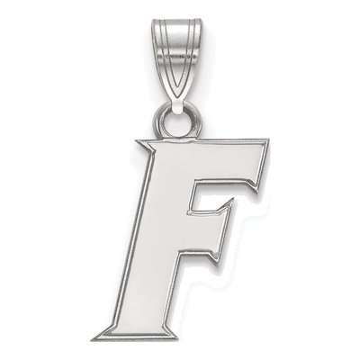 University of Florida 10K White Gold Small Letter F Pendant