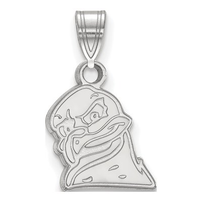 Virginia Tech 10K White Gold Hokiebird Small Pendant
